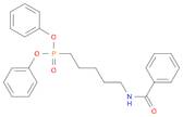 Phosphonic acid, [5-(benzoylamino)pentyl]-, diphenyl ester