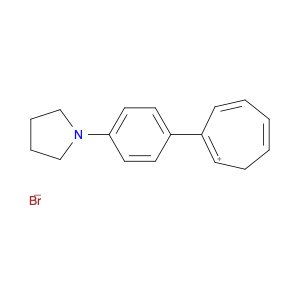 Cycloheptatrienylium, [4-(1-pyrrolidinyl)phenyl]-, bromide