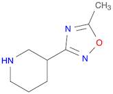 5-Methyl-3-(piperidin-3-yl)-1,2,4-oxadiazole