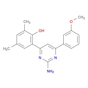 Phenol, 2-[2-amino-6-(3-methoxyphenyl)-4-pyrimidinyl]-4,6-dimethyl-