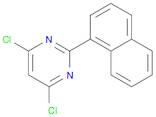 Pyrimidine, 4,6-dichloro-2-(1-naphthalenyl)-