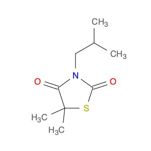 2,4-Thiazolidinedione, 5,5-dimethyl-3-(2-methylpropyl)-
