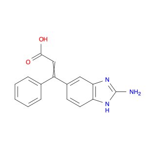 2-Propenoic acid, 3-(2-amino-1H-benzimidazol-5-yl)-3-phenyl-