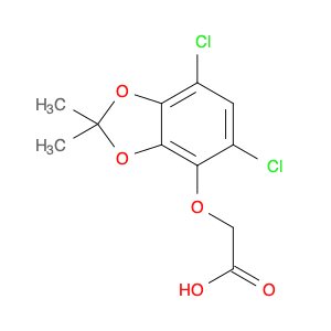 Acetic acid, [(5,7-dichloro-2,2-dimethyl-1,3-benzodioxol-4-yl)oxy]-