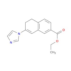 Ethyl 7-(1H-imidazol-1-yl)-5,6-dihydro-2-naphthalenecarboxylate