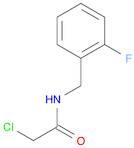 Acetamide,2-chloro-N-[(2-fluorophenyl)methyl]-