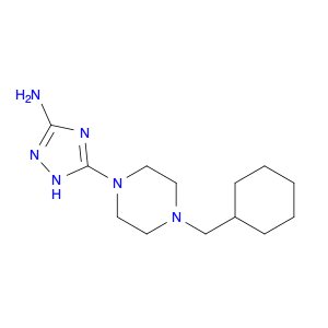 1H-1,2,4-Triazol-3-amine, 5-[4-(cyclohexylmethyl)-1-piperazinyl]-