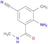 2-Amino-5-cyano-N,3-dimethylbenzamide