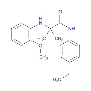 Propanamide, N-(4-ethylphenyl)-2-[(2-methoxyphenyl)amino]-2-methyl-