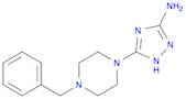 1H-1,2,4-Triazol-3-amine, 5-[4-(phenylmethyl)-1-piperazinyl]-