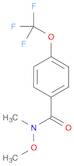 Benzamide, N-methoxy-N-methyl-4-(trifluoromethoxy)-