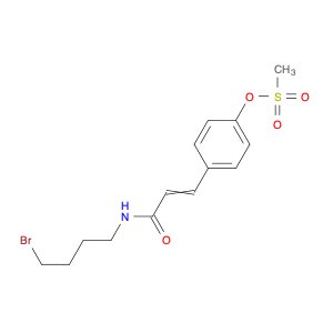 2-Propenamide, N-(4-bromobutyl)-3-[4-[(methylsulfonyl)oxy]phenyl]-
