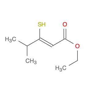 2-Pentenoic acid, 3-mercapto-4-methyl-, ethyl ester, (Z)-