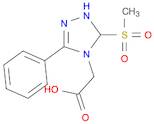 2-(5-Methanesulfonyl-3-phenyl-[1,2,4]triazol-4-yl)-acetic acid