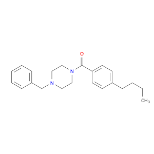 Piperazine, 1-(4-butylbenzoyl)-4-(phenylmethyl)-