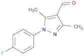 1H-Pyrazole-4-carboxaldehyde,1-(4-fluorophenyl)-3,5-dimethyl-