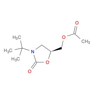2-Oxazolidinone, 5-[(acetyloxy)methyl]-3-(1,1-dimethylethyl)-, (S)-