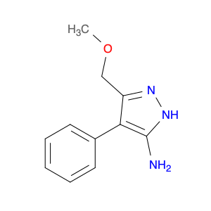 3-(METHOXYMETHYL)-4-PHENYL-1H-PYRAZOL-5-AMINE