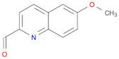 2-Quinolinecarboxaldehyde, 6-methoxy-