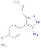 3-(METHOXYMETHYL)-4-(4-METHOXYPHENYL)-1H-PYRAZOL-5-AMINE