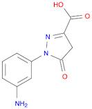 1H-Pyrazole-3-carboxylicacid, 1-(3-aminophenyl)-4,5-dihydro-5-oxo-