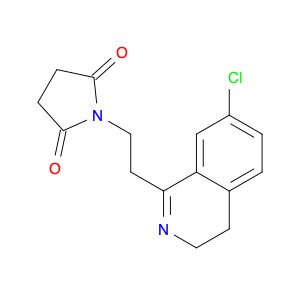 2,5-Pyrrolidinedione, 1-[2-(7-chloro-3,4-dihydro-1-isoquinolinyl)ethyl]-