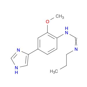 Methanimidamide, N-[4-(1H-imidazol-4-yl)-2-methoxyphenyl]-N'-propyl-