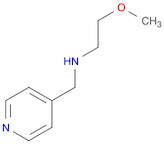 (2-METHOXYETHYL)(4-PYRIDINYLMETHYL)AMINE