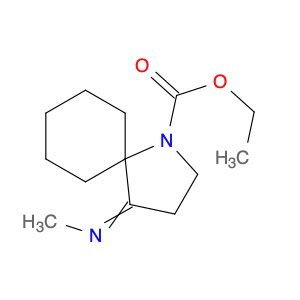 1-Azaspiro[4.5]decane-1-carboxylic acid, 4-(methylimino)-, ethyl ester