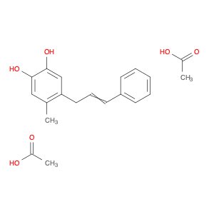 1,2-Benzenediol, 4-methyl-5-(3-phenyl-2-propenyl)-, diacetate
