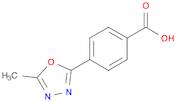 4-(5-METHYL-1,3,4-OXADIAZOL-2-YL)BENZOIC ACID