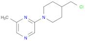 Pyrazine,2-[4-(chloromethyl)-1-piperidinyl]-6-methyl-