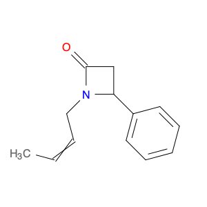 2-Azetidinone, 1-(2-butenyl)-4-phenyl-