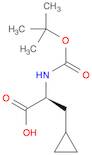 (S)-2-((tert-Butoxycarbonyl)amino)-3-cyclopropylpropanoic acid