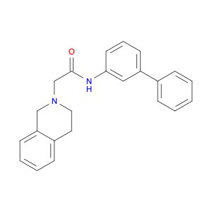 2(1H)-Isoquinolineacetamide, N-[1,1'-biphenyl]-3-yl-3,4-dihydro-