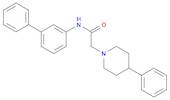 1-Piperidineacetamide, N-[1,1'-biphenyl]-3-yl-4-phenyl-