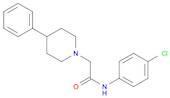 1-Piperidineacetamide, N-(4-chlorophenyl)-4-phenyl-