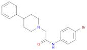 1-Piperidineacetamide, N-(4-bromophenyl)-4-phenyl-