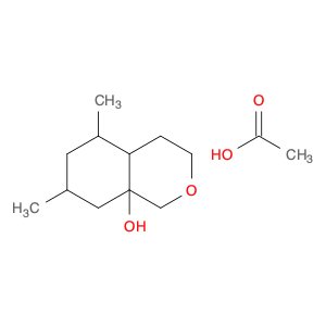 1H-2-Benzopyran-8a(3H)-ol, hexahydro-5,7-dimethyl-, acetate