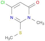 4(3H)-Pyrimidinone,6-chloro-3-methyl-2-(methylthio)-