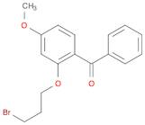 Methanone, [2-(3-bromopropoxy)-4-methoxyphenyl]phenyl-