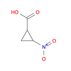 Cyclopropanecarboxylicacid, 2-nitro-