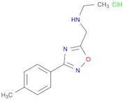 N-{[3-(4-METHYLPHENYL)-1,2,4-OXADIAZOL-5-YL]METHYL}ETHANAMINE HYDROCHLORIDE