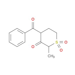 2H-Thiopyran-3(4H)-one, 4-benzoyldihydro-2-methyl-, 1,1-dioxide