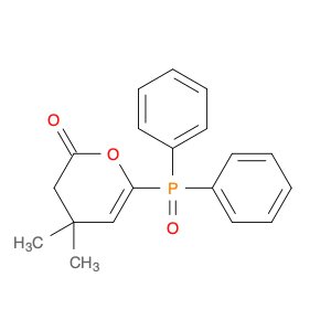 2H-Pyran-2-one, 6-(diphenylphosphinyl)-3,4-dihydro-4,4-dimethyl-