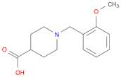 4-Piperidinecarboxylicacid, 1-[(2-methoxyphenyl)methyl]-