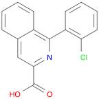 3-Isoquinolinecarboxylicacid, 1-(2-chlorophenyl)-