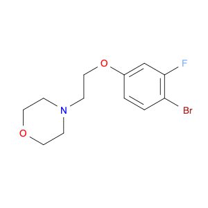 4-[2-(4-Bromo-3-fluorophenoxy)ethyl]morpholine
