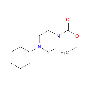 1-Piperazinecarboxylic acid, 4-cyclohexyl-, ethyl ester
