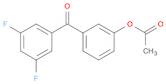 3-ACETOXY-3',5'-DIFLUOROBENZOPHENONE